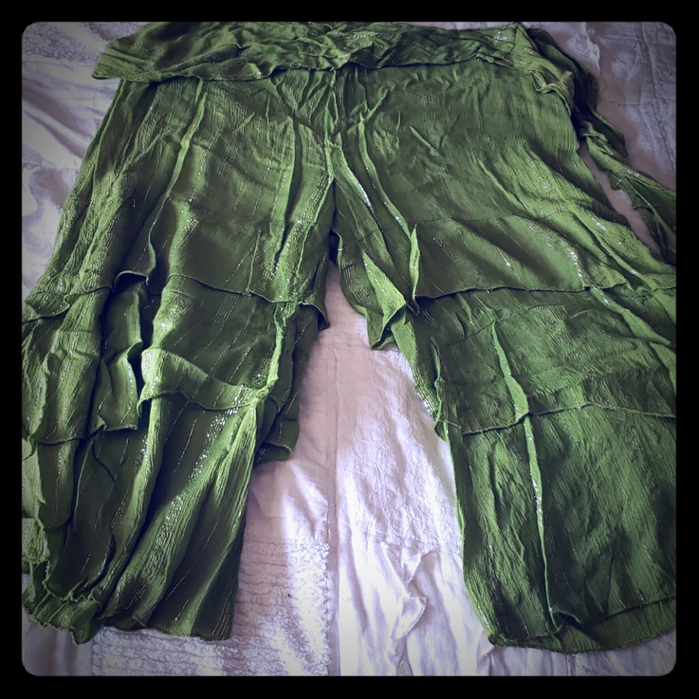 Green pants